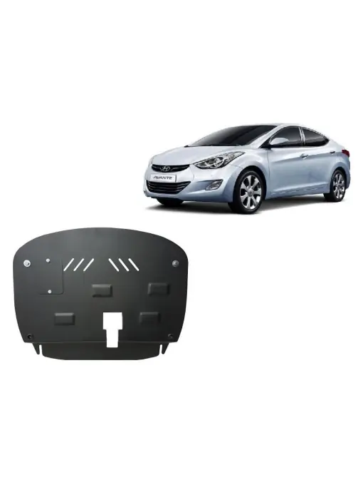 Scut motor metalic pentru Hyundai Elantra 2 ( 2011 - 2016 ) Cumpărături sigure