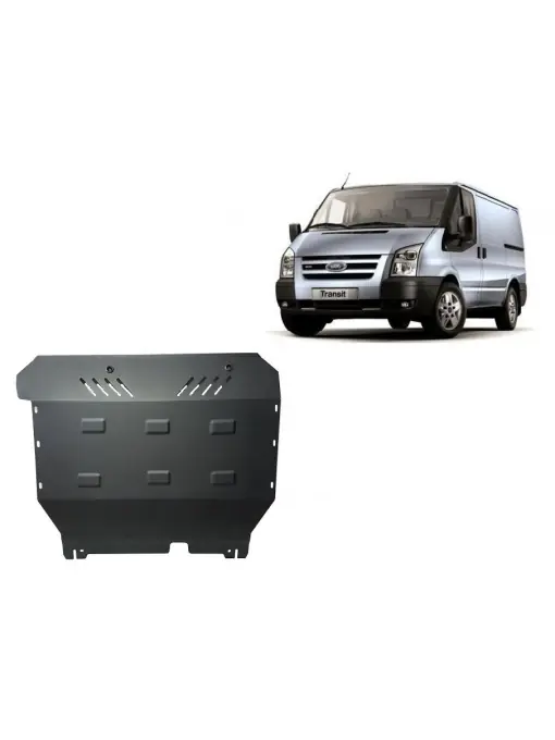 Reducere de preț Scut motor metalic pentru Ford Transit - tracțiunea față ( 2007 - 2013 )