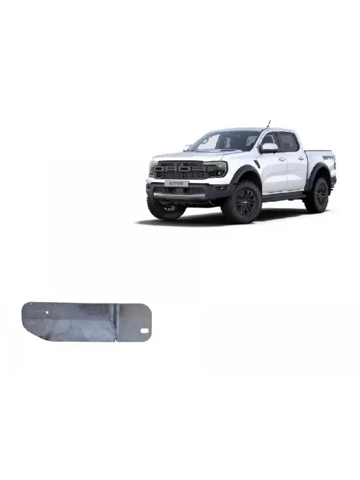 Doar azi Scut filtru combustibil, conducte Ford Ranger Raptor - Aluminium ( 2023 - 2025 )