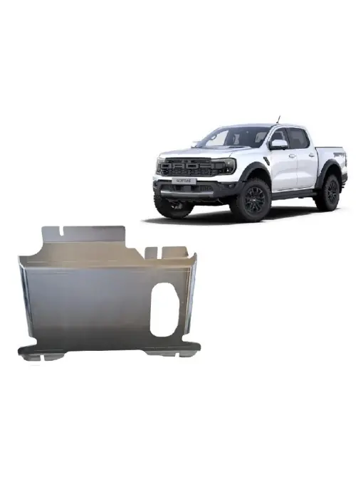 Scut motor metalic pentru si grup fata Ford Ranger Raptor - Aluminium ( 2023 - 2025 ) Retur gratuit
