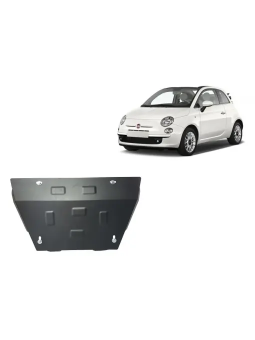 Premium Scut motor metalic pentru Fiat 500 S ( 2007 - 2025 )