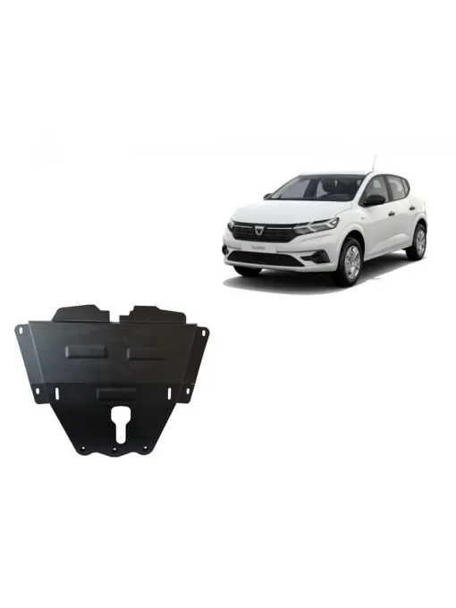 Plată securizată Scut motor metalic pentru Dacia Sandero ( 2021 - 2025 )