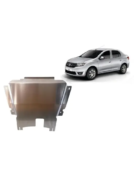 Scut motor metalic pentru metalic din aluminiu Dacia Logan 2 ( 2012 - 2020 ) Bestseller