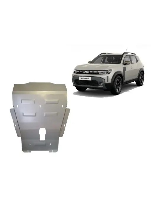 Scut motor metalic pentru Dacia Duster - 4x4 ( 2024 - 2025 ) Calitate înaltă