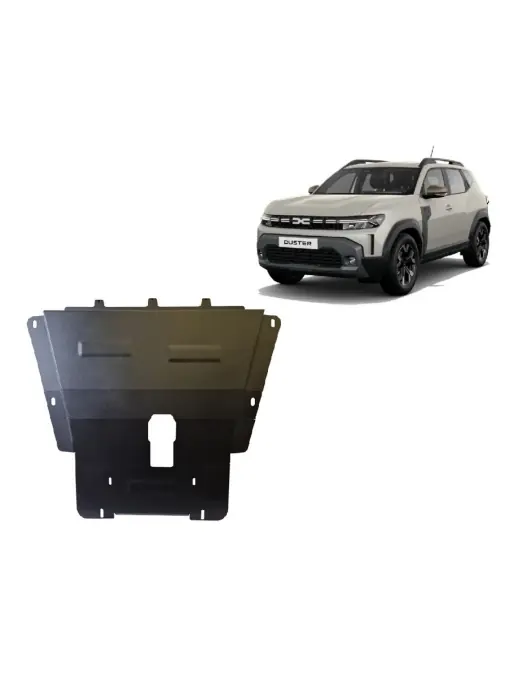 Scut motor metalic pentru Dacia Duster - 4x2 + 4x4 ( 2024 - 2025 ) Ofertă