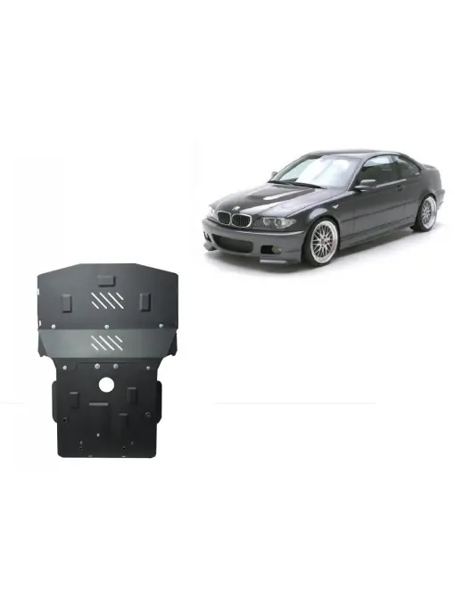 Ofertă exclusivă Scut motor metalic pentru BMW Seria 3 E46 - Diesel ( 1998 - 2005 )