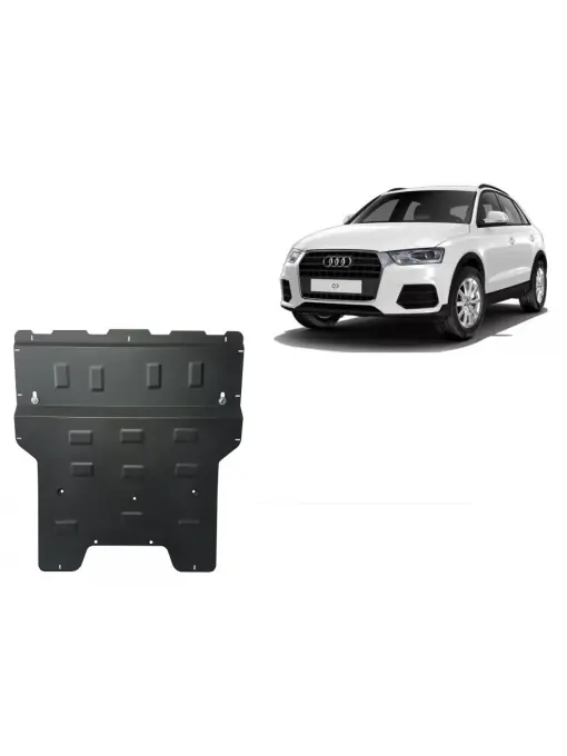 Livrare rapidă Scut motor metalic pentru Audi Q3 ( 2011 - 2018 )