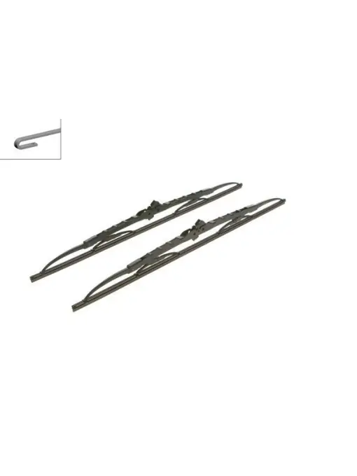 Set stergatoare Bosch ECO, pentru parbriz 53 cm si 53 cm, pentru prindere clasica (carlig) Ofertă specială