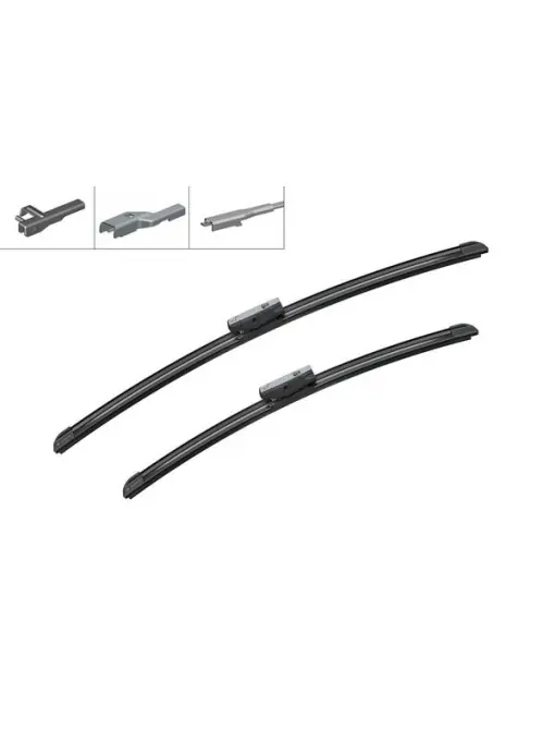 Set Stergatoare Aerotwin Multi Clip 550/450 Mm Plată securizată