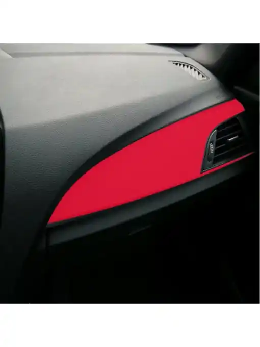 Folie Auto Colantare Trimuri, Model Catifea Rosu, 100 x 45cm Ieftin