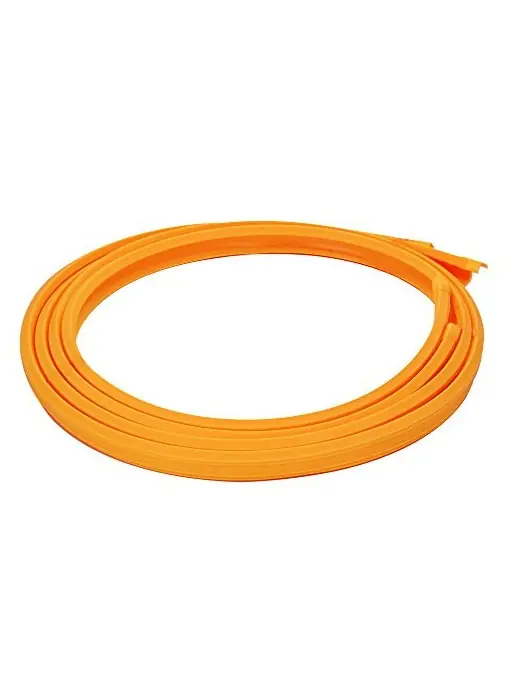 Set protectie jante, calitate Premium, 4 inele din plastic, culoare GALBEN Plată securizată