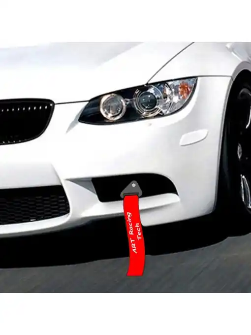 Reduceri Ornament Racing de tip Curea/Sufa pentru carlig de remorcare, culoare Rosu