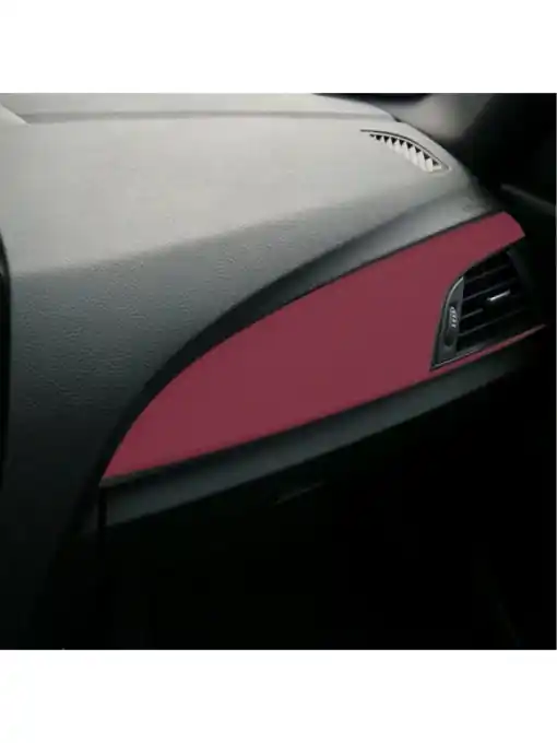 Reducere de preț Folie Auto Colantare Trimuri, Model Catifea Bordeaux, 100 x 45cm