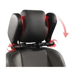 Ofertă de sezon Suport tetiera auto reglabil din piele ecologica neagra