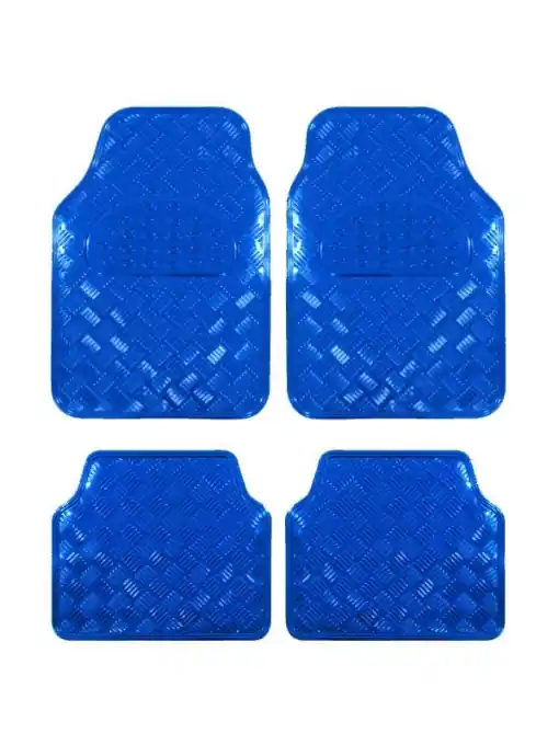 Preț redus Covorase Auto Universale, model Diamond, culoare Crom Albastru