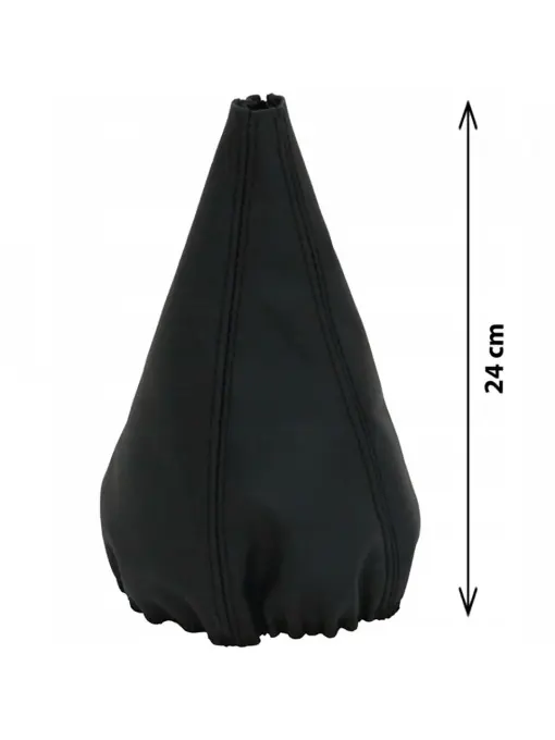 Ofertă specială Husa schimbator viteze piele naturala negru