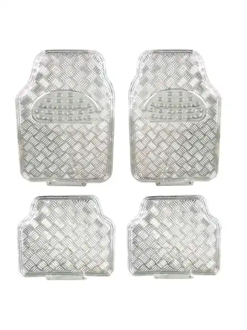 Reducere Covorase Auto Universale, model Diamond, culoare Crom Argintiu