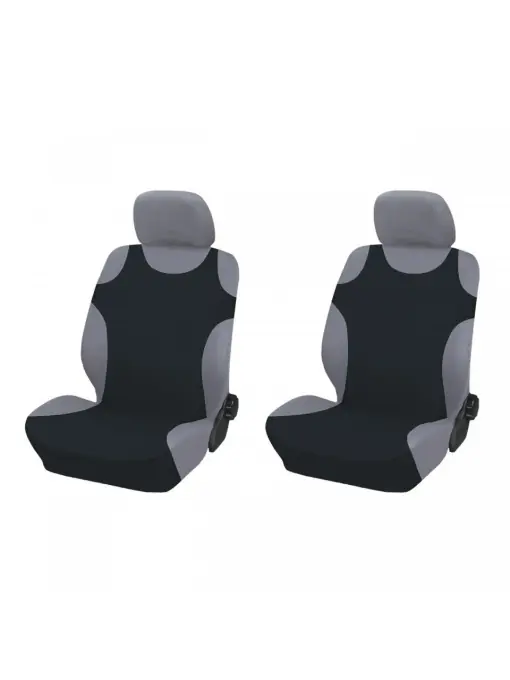 Huse auto tip maiou fata negru 2 buc Reducere