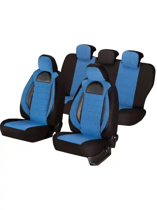Set huse scaun Racing Albastru - Umbrella Livrare gratuită