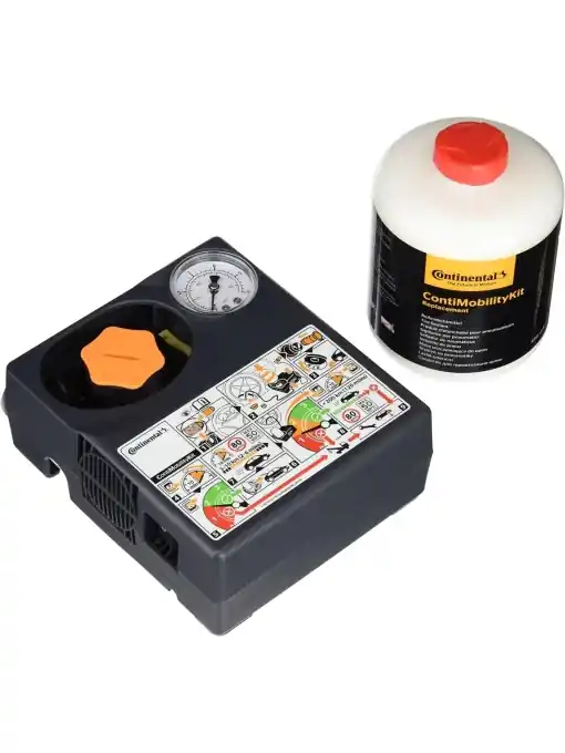 Kit reparatie anvelope Continental, compresor + lichid 450ml Discount