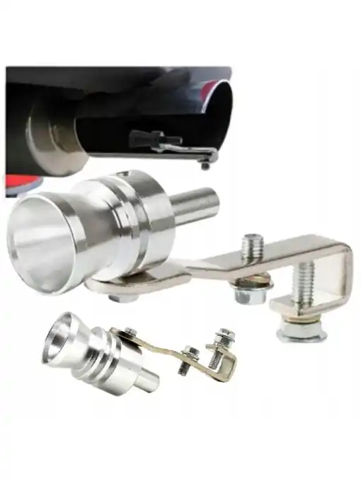 Fluier din aluminiu pentru toba marime S, compatibil cu motoare intre 1000 - 1600 cc Preț redus