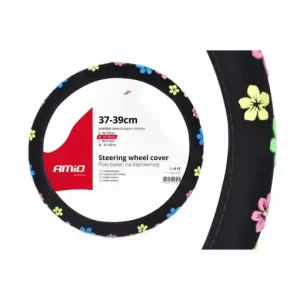 Husa volan model Floral SWC-13-M (37-39cm) Reducere de preț