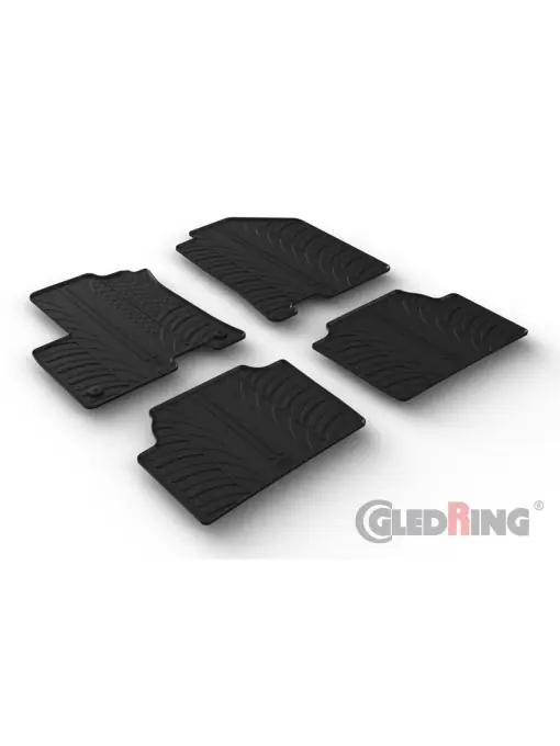 Ofertă exclusivă Set 4 covorase cauciuc dedicate KIA e-Niro HB 03.2018->/rubber mats