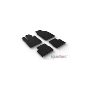 Set 4 covorase cauciuc dedicate FIAT 500e HB 11.2020->/rubber mats Ieftin