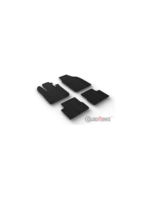 Set 4 covorase cauciuc dedicate FIAT 500e HB 11.2020->/rubber mats Ieftin