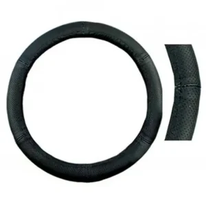 Husa Volan Piele Naturala Negru 37-39 Cm Disponibil imediat