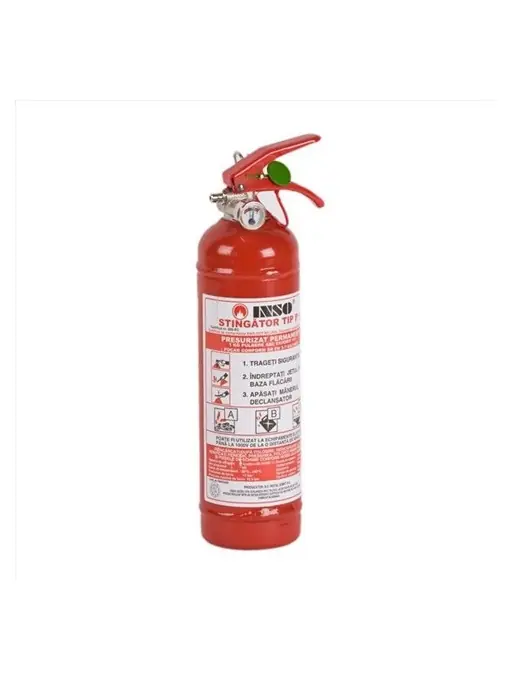 Extinctor P1M Extinctor Tip P1 1Kg Pulbere Cu Manometru Preferatul clienților