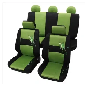 Super ofertă Set Complet Huse Scaune (Fata-Spate) Verde -Gecko- Petex