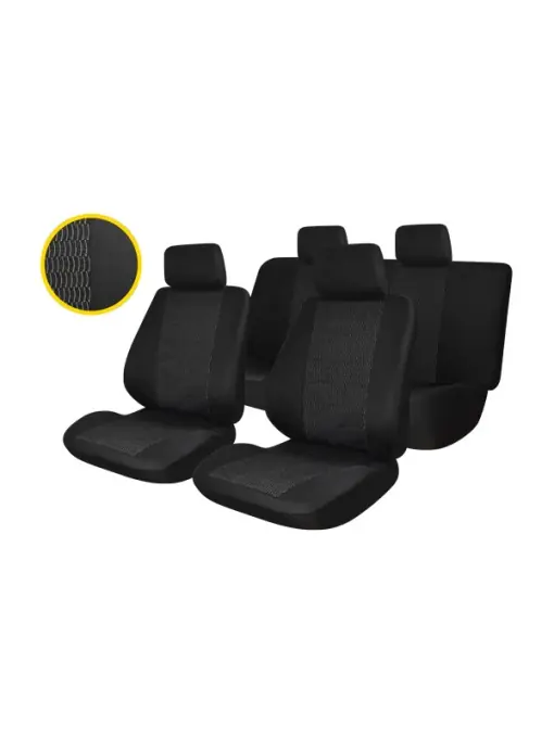 Retur ușor SET HUSE SCAUN TRAFFIC - NEGRU 007