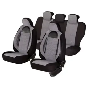 Lichidare de stoc Set huse scaun Racing Negru- Gri - Umbrella