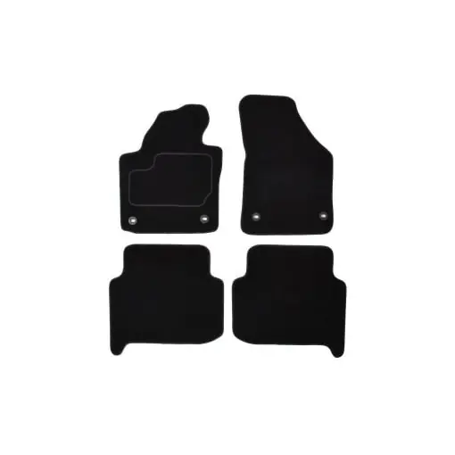 Set 4 covorase auto MAMMOOTH, Velur, pentru VW TOURAN 2003-2010 VAN, Negru Mai ieftin