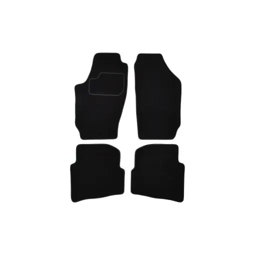 Retur gratuit Set 4 covorase auto MAMMOOTH, Velur, pentru SKODA FABIA I 1999-2008 SALOON, Negru