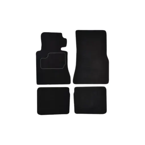 Reducere extra Set 4 covorase auto MAMMOOTH, Velur, pentru MERCEDES S (W126) 1979-1991- SALOON, Negru