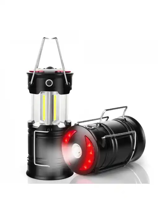 Ieftin Lampa Turistica LED, 3in1, extensibila, 4 moduri de lucru (cort, tabara, camping, rulota, calatorii, expeditii)