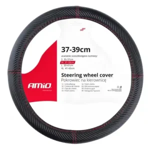 Super ofertă Husa volan Carbon Look, SWC-38-M (37-39cm)