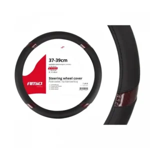 Ofertă de sezon Husa volan negru + carbon maro SWC-19-M (37-39cm)