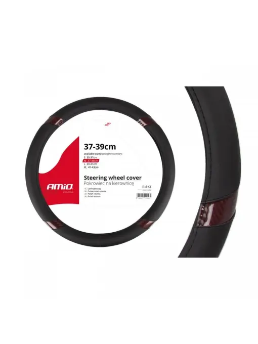 Ofertă de sezon Husa volan negru + carbon maro SWC-19-M (37-39cm)