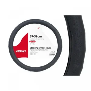 Husa volan neagra Waves SWC-14-M (37-39cm) Ofertă limitată