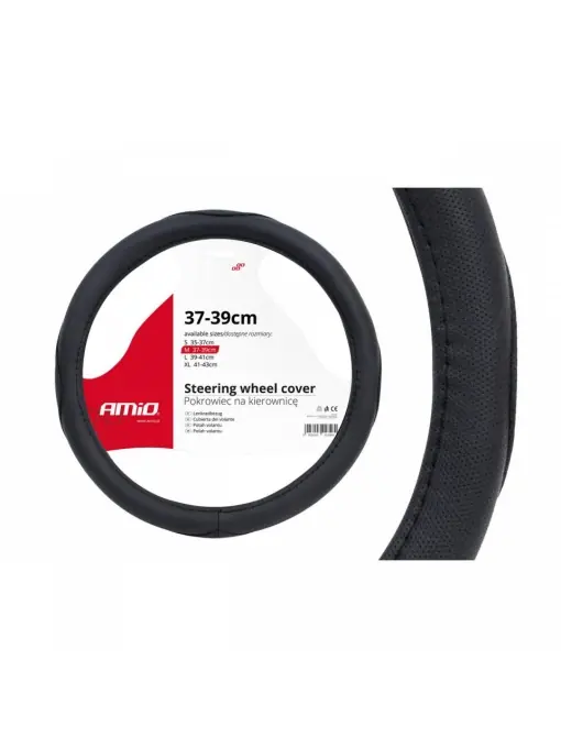 Retur gratuit Husa volan neagra SWC-09-M (37-39cm)