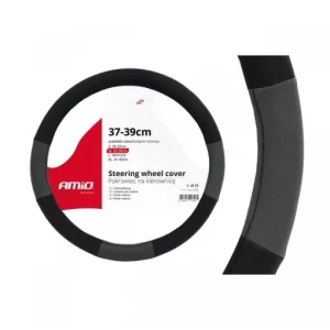 Nu rata Husa volan negru + gri SWC-05-M (37-39cm)