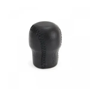 Super ofertă Nuca schimbator de viteza din piele neagra cu fir negru - 01757