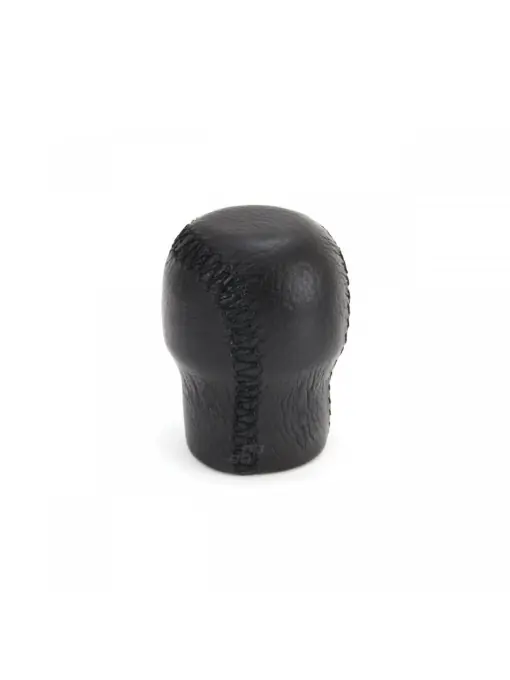 Super ofertă Nuca schimbator de viteza din piele neagra cu fir negru - 01757