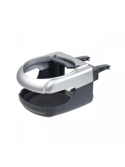 Cel mai vândut Suport auto universal pentru pahare, montaj in grila de ventilatie, culoare argintiu, DH-04