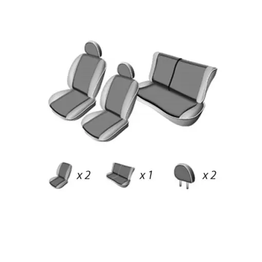 Expediere rapidă Set huse scaun opel astra g 1998 classic