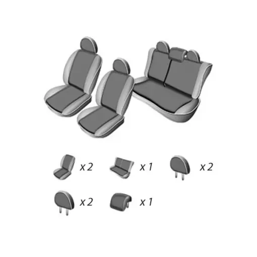 Ofertă limitată Set huse scaun opel astra h caravan 2004-2007 (bancheta fractionata)