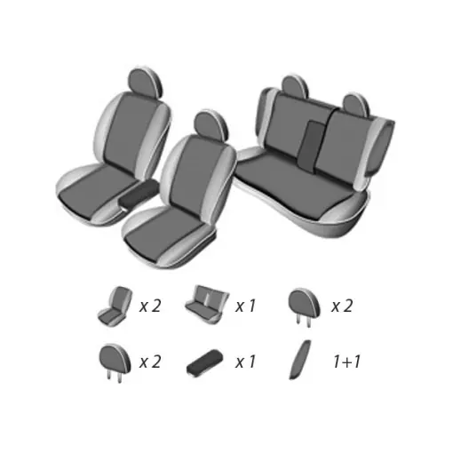 Ofertă specială Set huse scaun auto Premium Volkswagen Passat (B5) Sedan 1996-2000